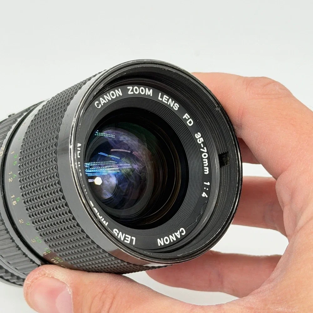 Canon Zoom Lens FD 35-70mm 1:4 Aperture Macro *Focus Ring Stuck at 35mm For Part